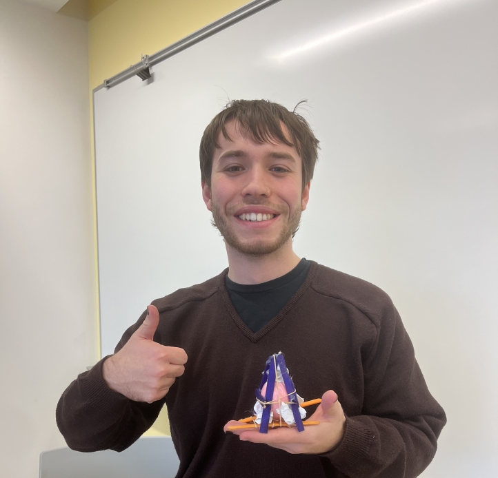 Student smiling 